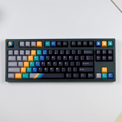 Record 104+25 PBT Dye-subbed Keycaps Set Cherry Profile for MX Switches Mechanical Gaming Keyboard